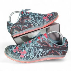Under Armour Brigade XC Low Spikeless‎ 'Lichen Blue Black'  Men's 9 Women's 10.5